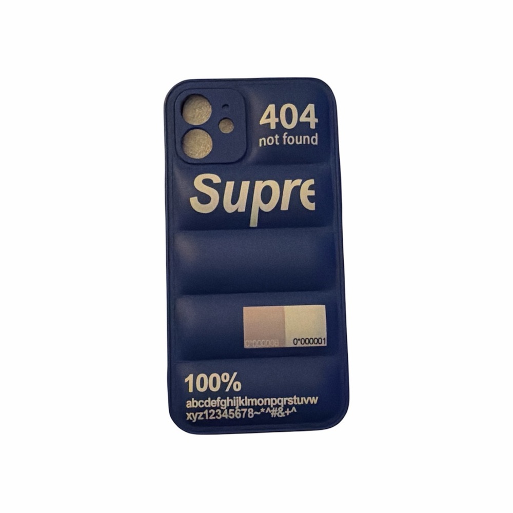 Supre 404 Not Found Puff Jacket iPhone 12